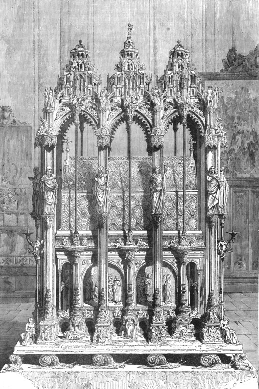 ''Tomb of St. Sebald, Nuremberg; From Alsace to the Hartz', 1875. Creator: Unknown.
