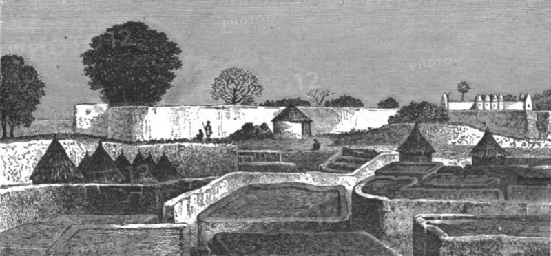 ''View in Segou; Journey from the Senegal to the Niger', 1875. Creator: Unknown.
