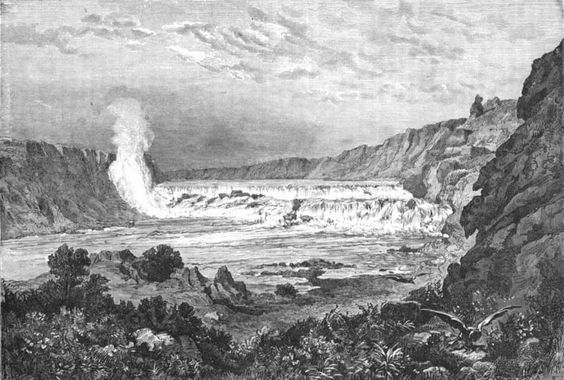 ''Falls of the Mississippi; A Naturalist's Excursion in Wisconsin', 1875. Creator: Unknown.