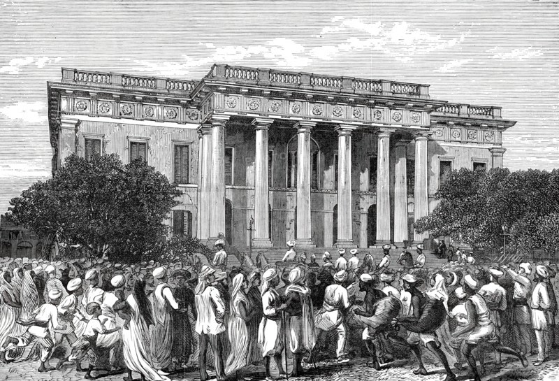 The Townhall, Calcutta, 1876. Creator: Unknown.