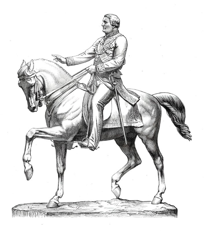 Statue of Lord Mayo at Calcutta, unveiled by the Prince of Wales on New Year's Day, 1876. Creator: Unknown.