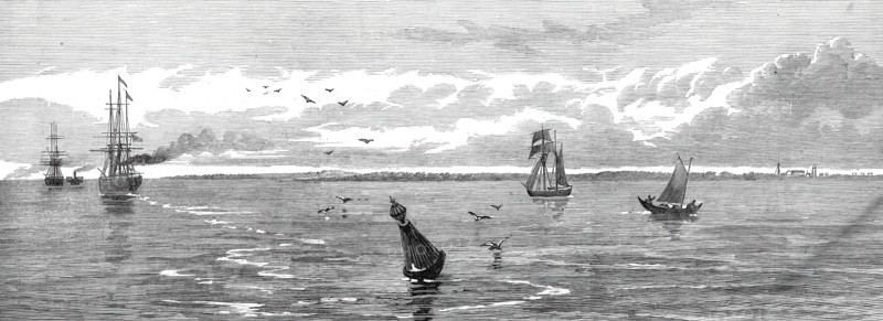 Saugor Lighthouse, off the mouth of the Hooghly, 1876. Creator: Unknown.