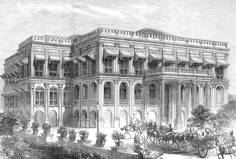 Visit of the Prince of Wales to Sans Souci, Bombay...1876. Creator: Unknown.