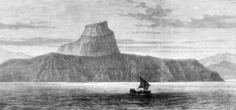 Sketches by Lieutenant Cameron in Central Africa: Malumbi Hill, Lake Tanganyika, 1876. Creator: Unknown.