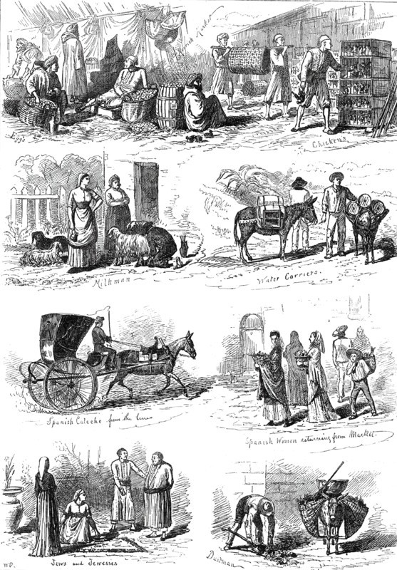 Sketches at Gibraltar, 1876. Creator: Unknown.