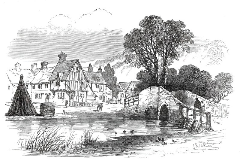 Leaves from a Sketch-Book - Bits of Kent: Eynsford, 1876. Creator: Unknown.