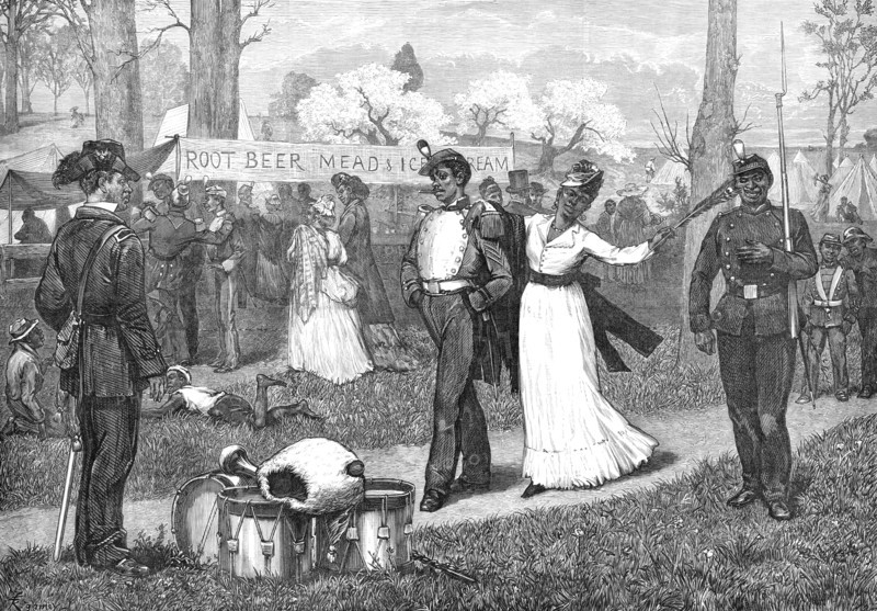 'The American Centennial Festival Exhibition: scene in Fairmount Park, Philadelphia'...1876. Creator: Unknown.