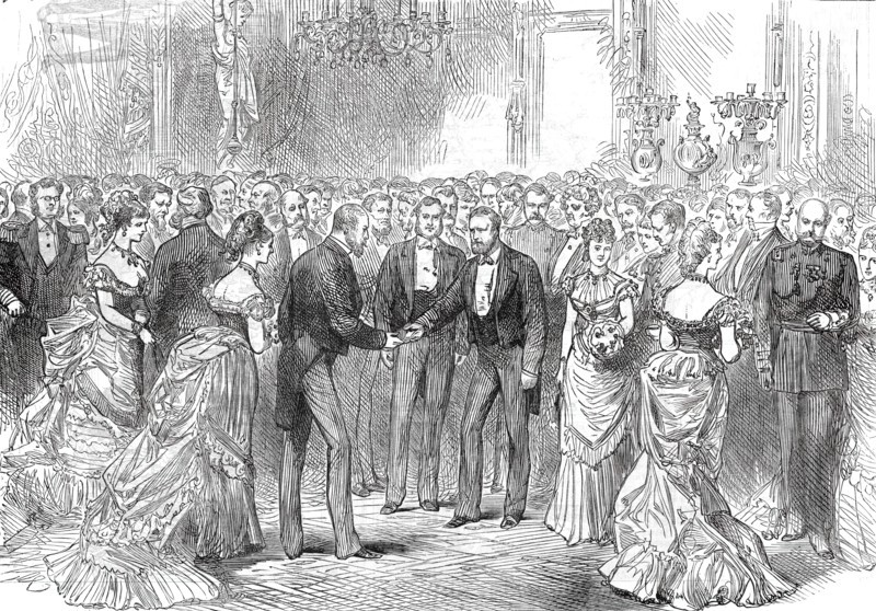 Opening of the American Centennial Exhibition: President Grant...1876. Creator: Unknown.