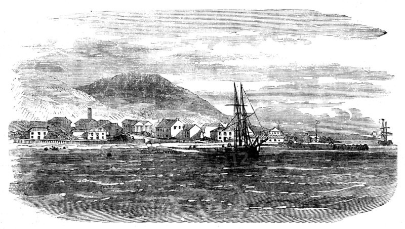 Laying the Atlantic Telegraph Cable - Valentia, from the North, 1858. Creator: Unknown.