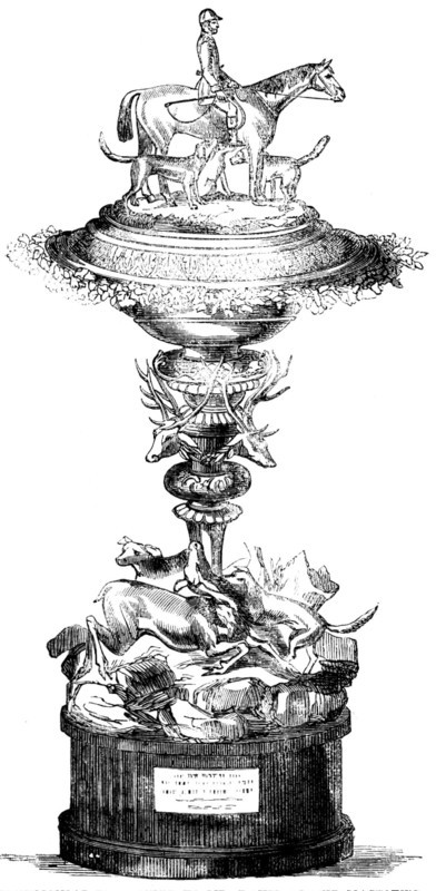 Testimonial presented to Mr. Davis of Her Majesty's Staghounds, 1858. Creator: Unknown.