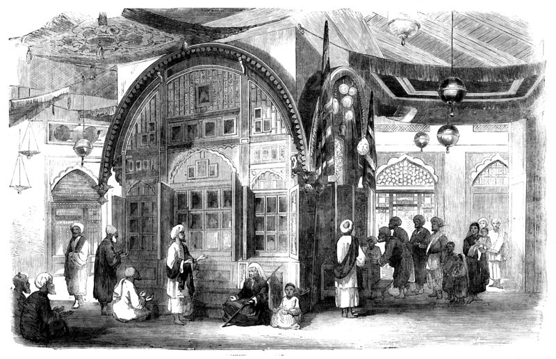 Tomb of a Mussulman - drawn by W. Carpenter, Jun., 1858. Creator: Unknown.