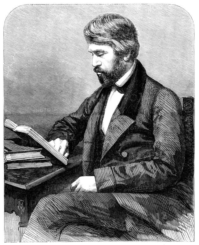 Mr. Thomas Carlyle - from a photograph, 1858. Creator: Unknown.