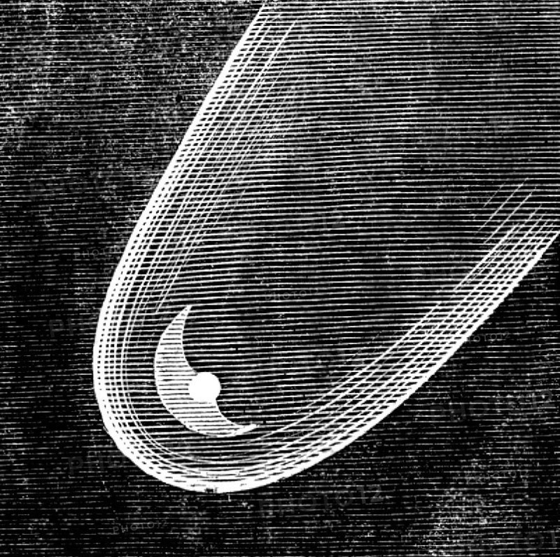Telescopic Appearances of Donati's Comet, as seen from the Cambridge Observatory, Sept 21, 8pm, 1858 Creator: Unknown.