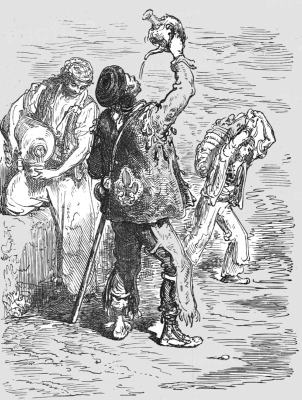 ''How the Spaniard drinks; Notes on Spain', 1875. Creator: Unknown.