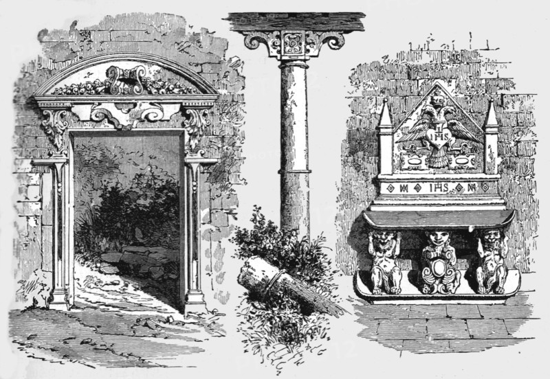 ''Details of Jesuit architecture in Paraguay; A visit to Paraguay during the war', 1875. Creator: Unknown.