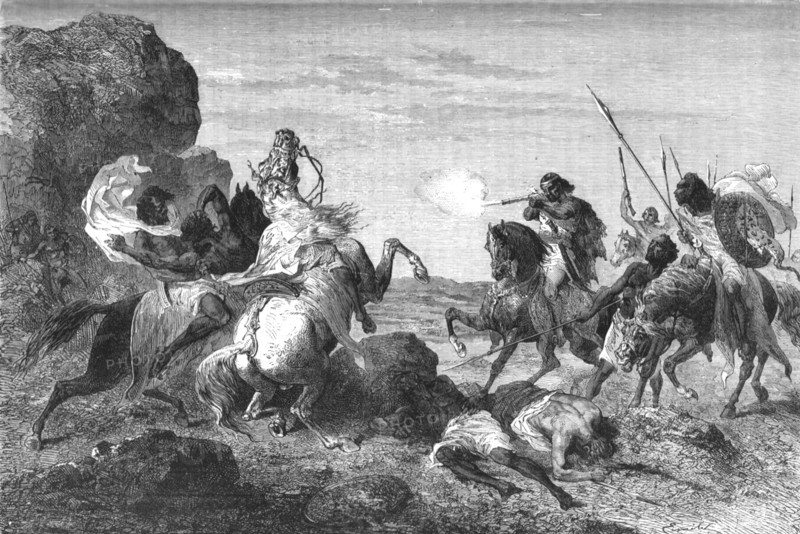 'Abyssinian warfare; A journey through Soudan and Western Abyssinia, with Reminiscences..., 1875. Creator: Unknown.