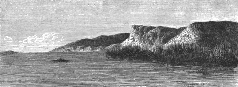 'View on the Tigris, near Djebar; Journeyings in Mesopotamia', 1875. Creator: Unknown.
