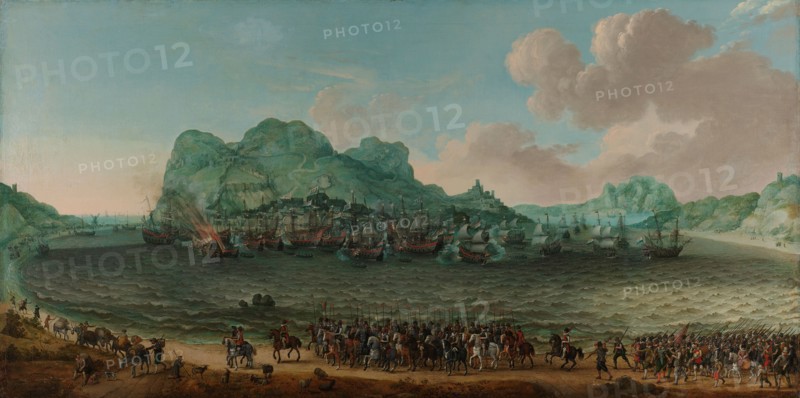 Victory over the Spanish near Gibraltar by a Fleet Commanded by Admiral Jacob van Heemskerck, 25 Apr Creator: Adam Willaerts.