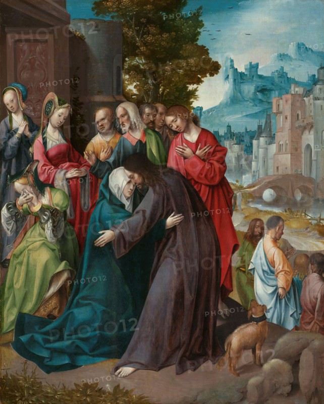 Christ Taking Leave of his Mother, c.1515-c.1520. Creator: Cornelius Engebrechtsz.