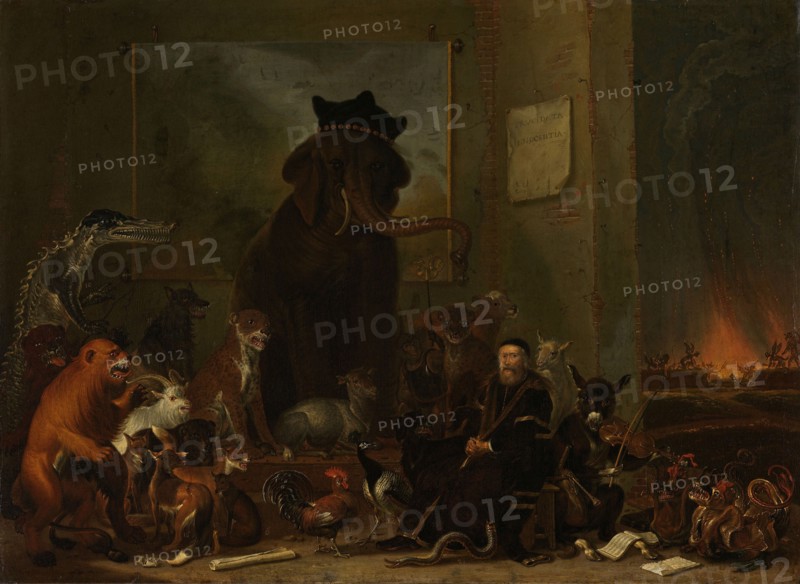 Satire on the trial of Johan van Oldenbarneveldt, 1663. Creator: Cornelis Saftleven.