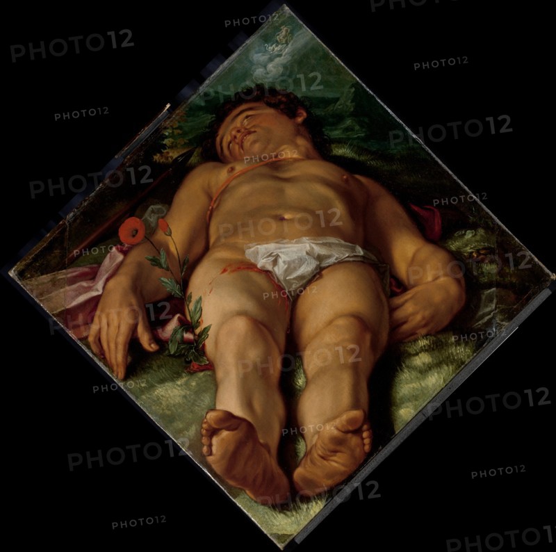 Dying Adonis, 1609. Creator: Hendrik Goltzius.