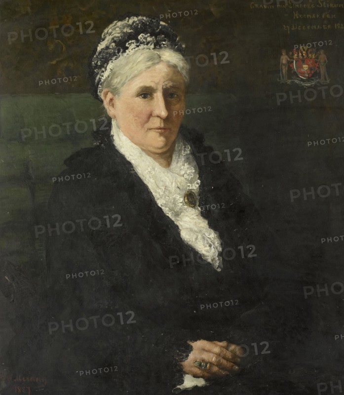 Maria Hermina Heemskerk (1827-1908). Echtgenote van Menno David Graaf van Limburg Stirum, 1887. Creator: Hendrik Willem Mesdag.