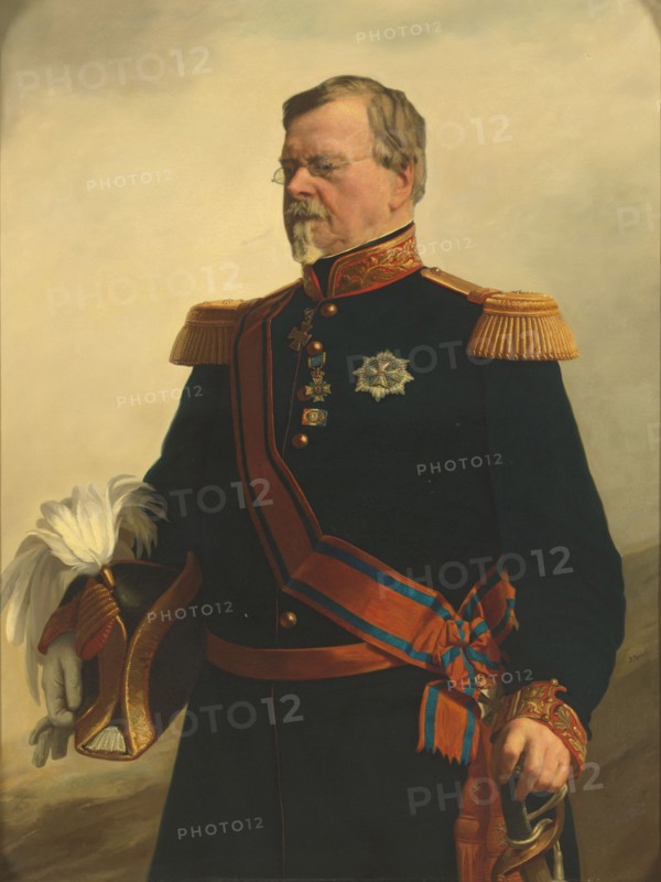 Bernhard (1792-1862), hertog van Saksen-Weimar. Generaal in Nederlandse dienst, 1840-1862. Creator: Jacob Spoel.