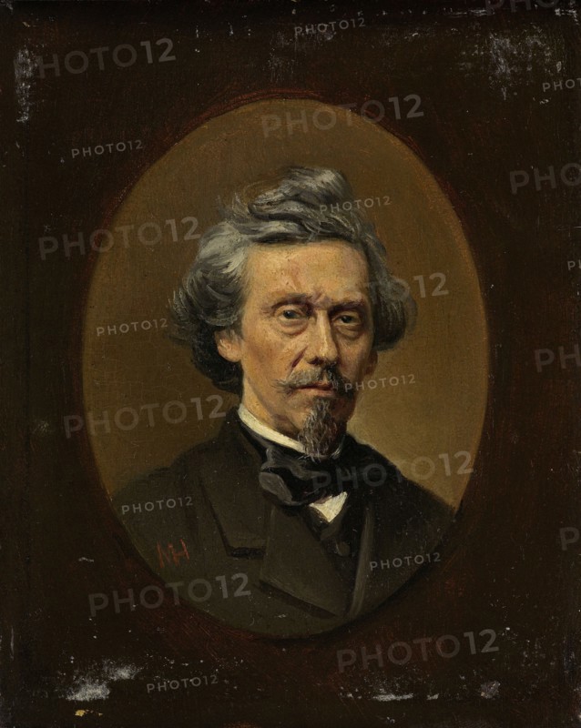 Petrus Franciscus Greive (1811-72), Painter, 1870-1895. Creator: Meijer Isaac de Haan.
