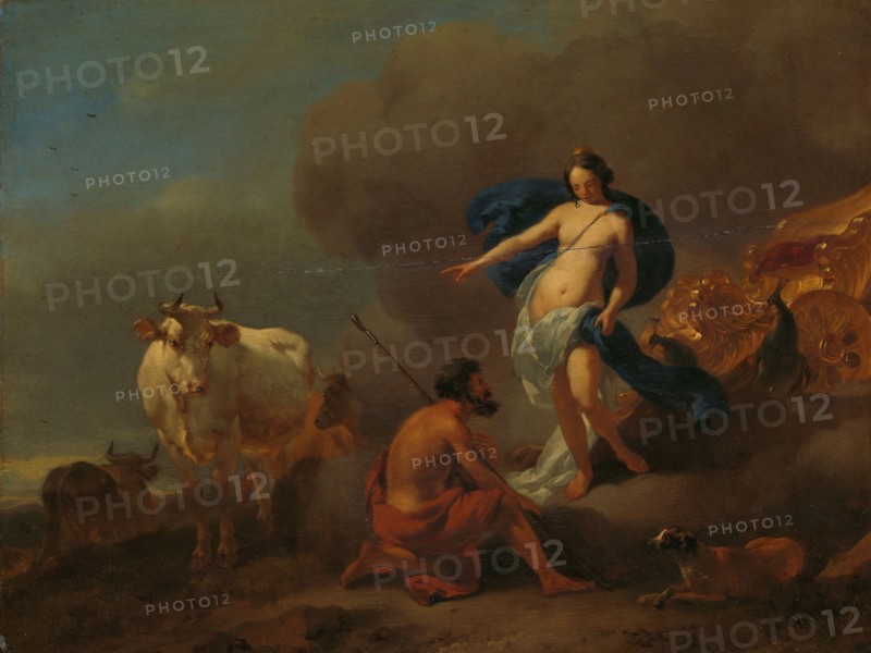 Juno Commanding Argus to Keep Watch on Io, 1655-1683. Creator: Nicolaes Berchem.