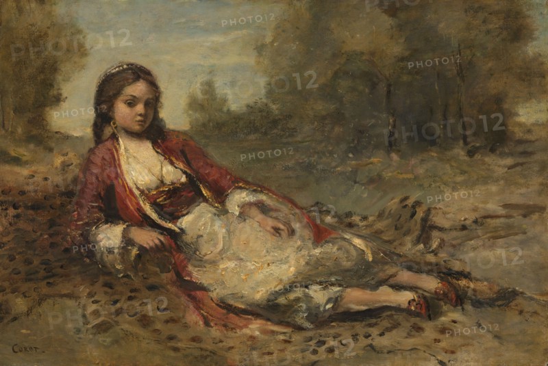 Algerian, 1871-1873. Creator: Jean-Baptiste-Camille Corot.