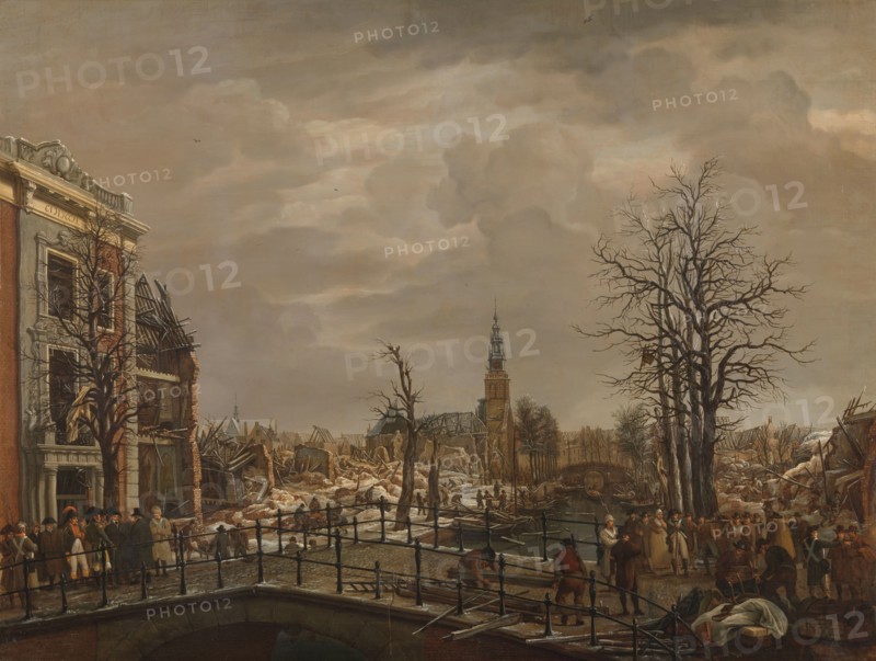 The Rapenburg in Leiden, 1807. Creator: Carel Lodewijk Hansen.
