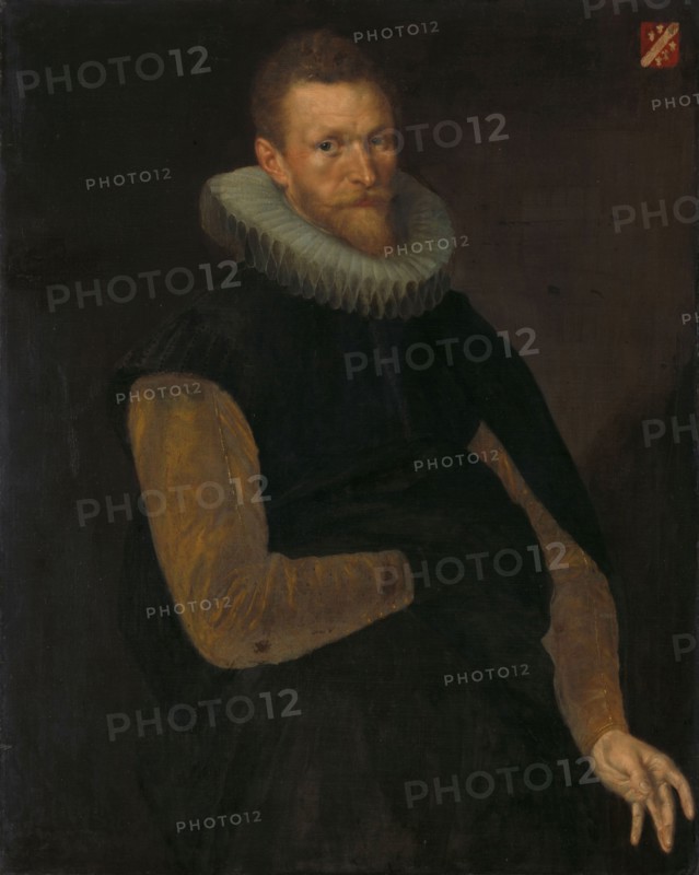 Jacob Cornelisz Banjaert, called van Neck (1564-1638), Admiral, Burgomaster and Councilor of Amsterd Creator: Cornelius Ketel.