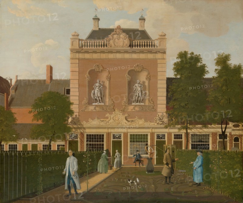 The Garden and Coach House of 524 Keizersgracht in Amsterdam, 1772. Creator: Hendrick Keun.