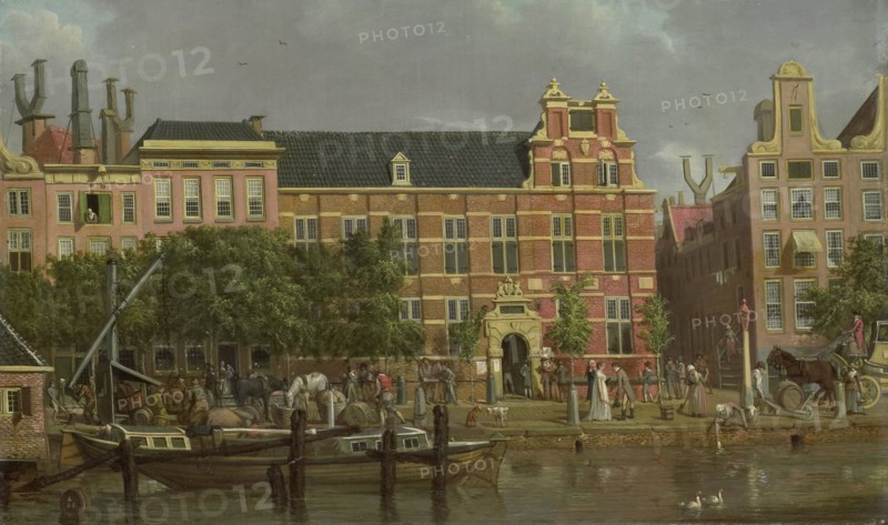 The Latin school on the Singel, Amsterdam, 1802. Creator: Jacob Smies.