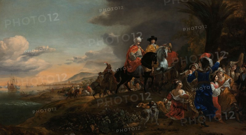 The Dutch Ambassador on his Way to Isfahan, 1653-1659. Creator: Jan Baptist Weenix.
