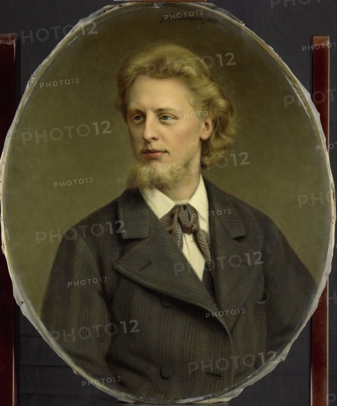 Portrait of Jacques Fabrice Herman Perk (1859-1881), 1882. Creator: Jan Hendrik Neuman.