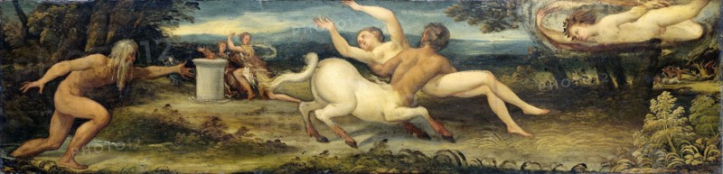 Nessus and Deianira, 1540-1560. Creator: Lambert Sustris.