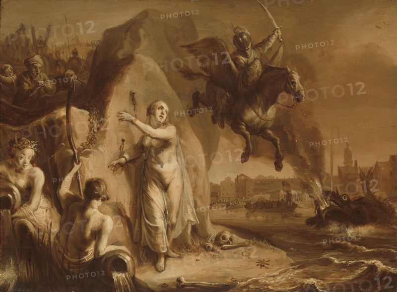 Perseus and Andromeda. Allegory of the liberation of the Netherlands by Prince Frederik Hendrik, 164 Creator: Pieter Symonsz Potter.