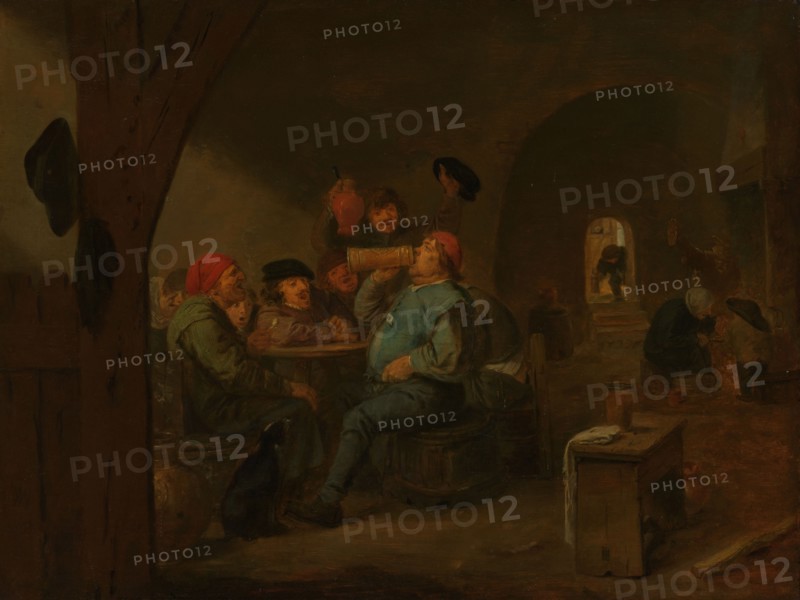 Drinking Bout in a Tavern, c.1700. Creator: Unknown.