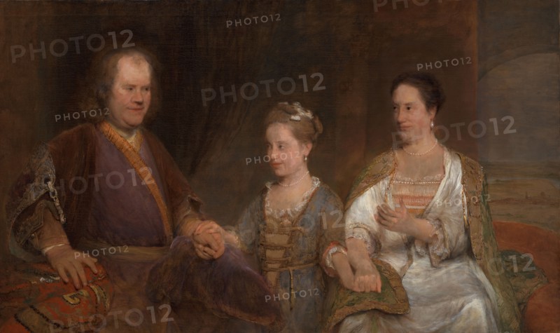 Hermanus Boerhaave (1668-1738), Professor of Medicine at the University of Leiden, with his Wife Mar Creator: Aert de Gelder.
