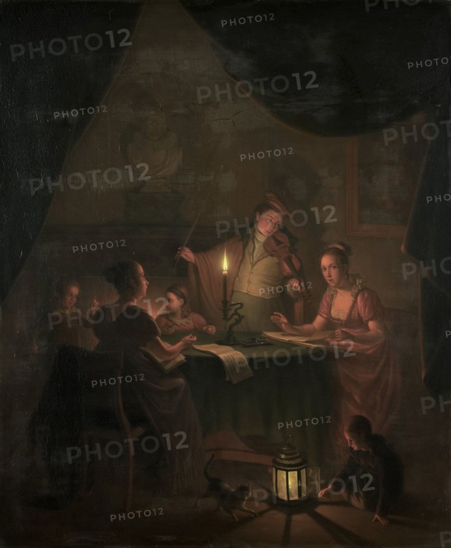 A Musical Party by Candlelight, 1786-1820. Creator: Michiel Versteegh.