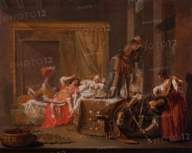 Scene from the Wedding of Messalina and Gaius Sillius, c.1645-c.1650. Creator: Nikolaus Knüpfer.
