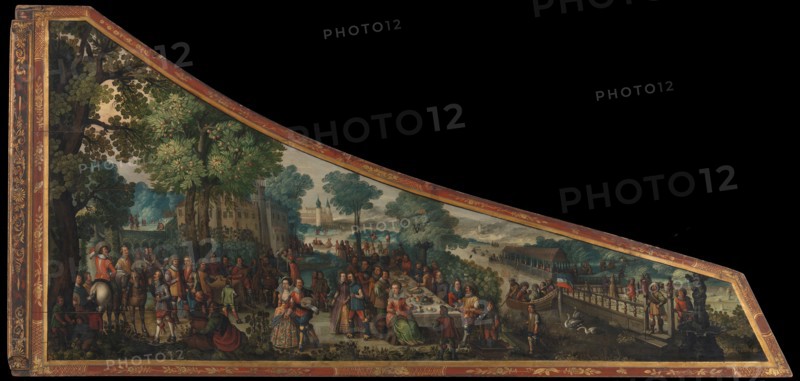Lid of a harpsichord, 1626. Creator: Philip Schey.