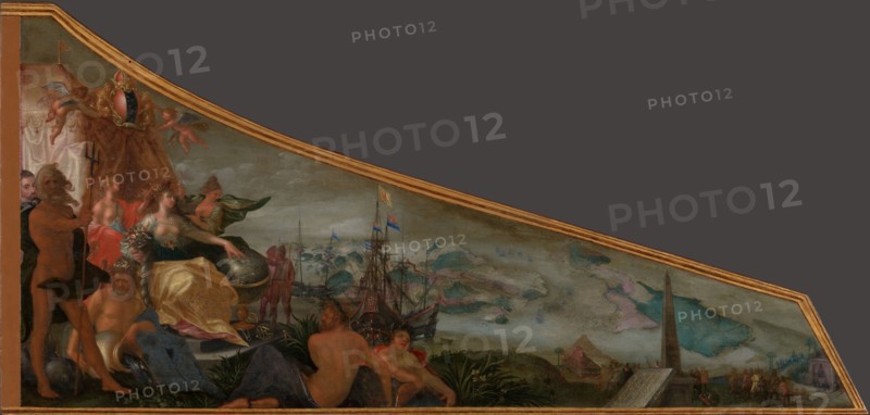 Amsterdam as the Centre of World Trade, c.1604-c.1607. Creator: Pieter Isaacsz.