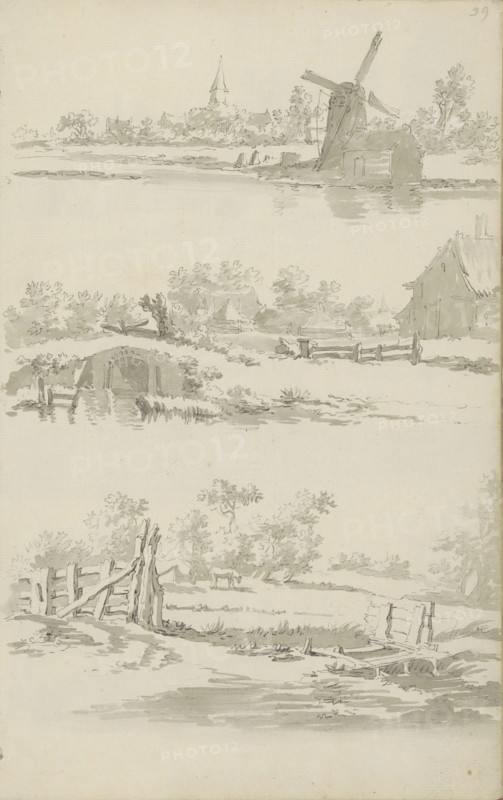 Landscapes with water, c.1780-c.1800. Creator: Bernhard Heinrich Thier.
