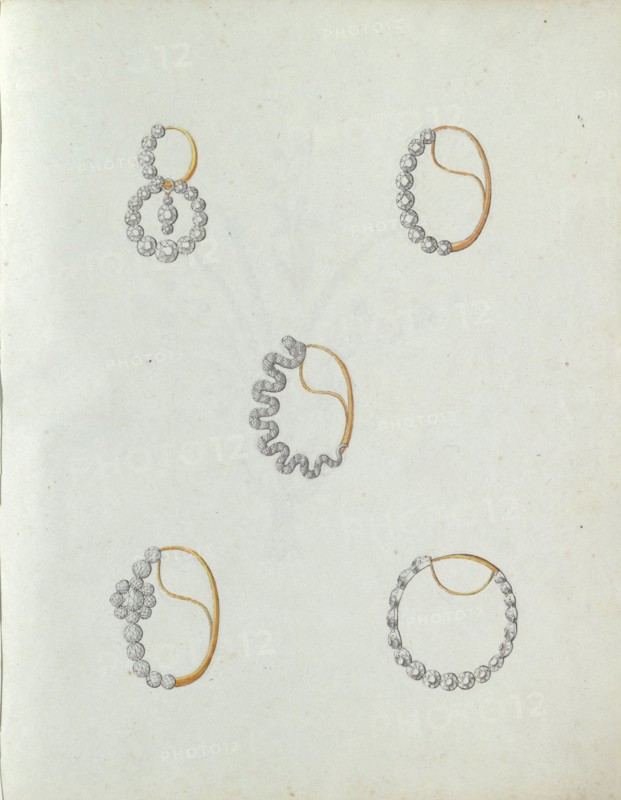 Five jewelry, c.1800-c.1810. Creator: Carl Friedrich Bärthel.
