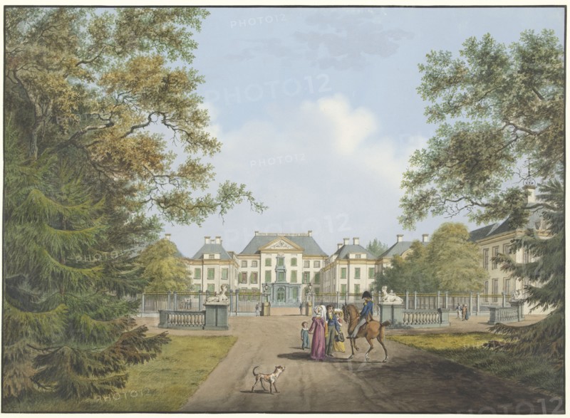 View of Het Loo Palace, 1784-1828. Creator: Cornelis de Kruyff.