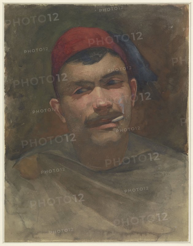 Self-portrait of Pieter Florentius Nicolaas Jacobus Arntzenius, 1884-1895. Creator: Floris Arntzenius.