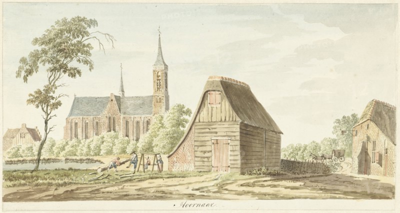 View of the village of Hoornaar, 1784. Creator: Hendrik Tavenier.