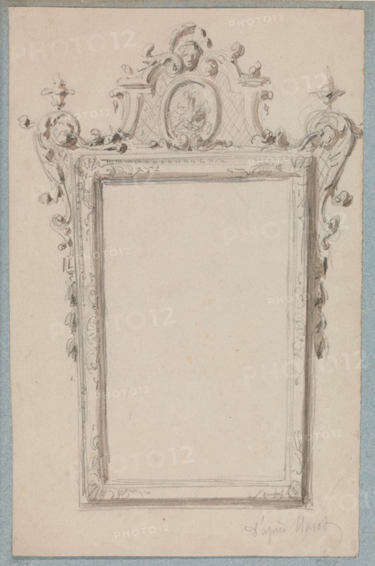 Mirror, c.1864-c.1894. Creator: Henri Cameré.